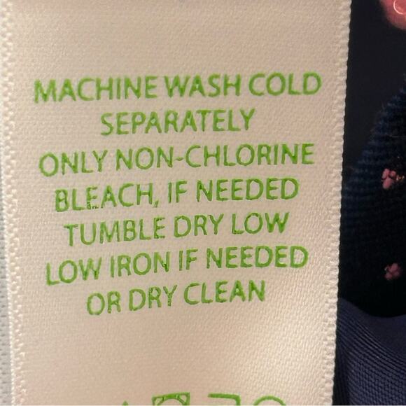 Lilly Pulitzer Adler Navy Jacquard Hearts Skirt Size 14 - Picture 8 of 11